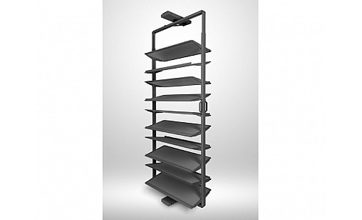 Поворотна полиця для взуття GTV ELITE (12 полиць) Антрацит WG-OBR12-60 GTV