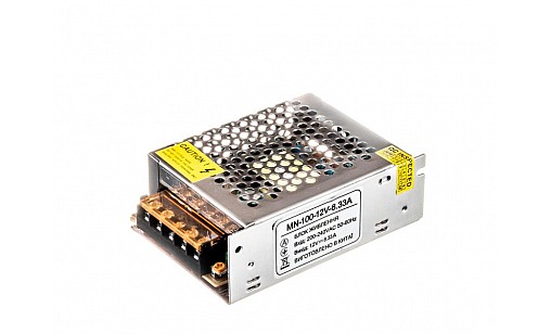 Трансформатор 100W 12V - 8.3 А IP20 MN