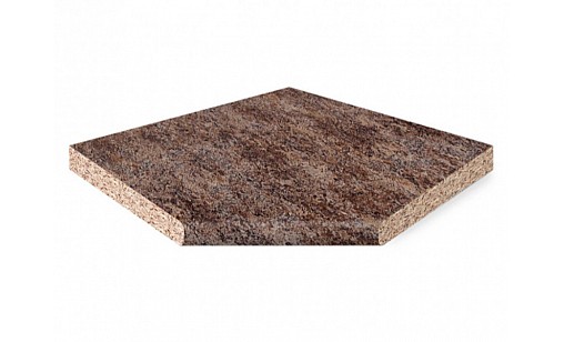 Кутовий елемент LUXEFORM S056 Гранiт Золотий 1U R6 900х900х38 мм Кутовий елемент LUXEFORM S056 Гранiт Золотий 1U R6 900х900х38 мм