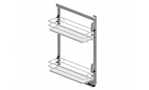 Карго боковое 150 левое хром/белый MAXIMA EVO II Rejs WE27.5437.08.374