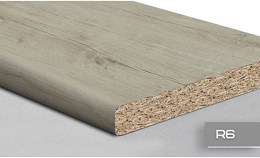 Стільниця LUXEFORM L150 Дуб Брістоль 1U R6 4200х1200х28 мм