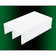 Направляющая верхняя L-5,5м Белый Глянец ДС ОптимаЛайн