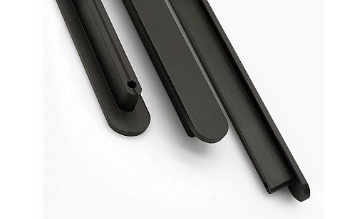 Ручка Bravo Canoe 128 мм брашований чорний FX-163-128-114