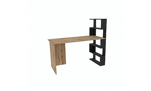 Комп'ютерний стіл Robert правий Дуб Тахо/Чорний