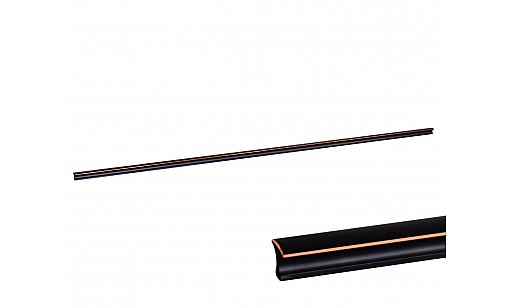 Ручка профільна DL 222/ 960 ORB Чорний Матовий/Бронза Браш ДС