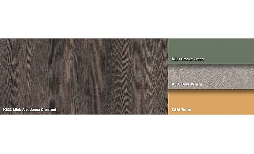 ДСП KronoSpan K533 AD Каштан Арвадонна Мінк вологост. 2800х2070х18 мм