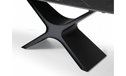 Стіл обідній Ragnar 1600(2400)*900*750 Shks Black Matt