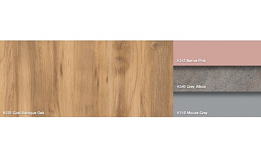 Стільниця K535 RW Дуб Бароко Золотий 4100х600х38 1U вологостійка Kronospan