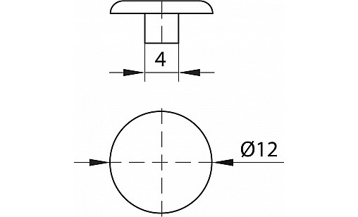 Заглушка до конфірмату дуб сонома трюфель