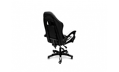 Крісло геймерське SLIM чорне/біле Крісло геймерське SLIM чорне/біле