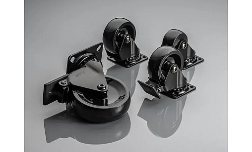 Меблевий ролик CALIBRO d 50 чорний   хром KM-CALIBRO-50MM-BH-20 GTV