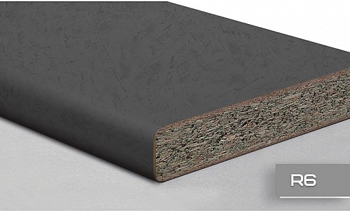 Стільниця LUXEFORM S524 Графіт Абсолют 2U R6 4200х1200х38 мм вологост.