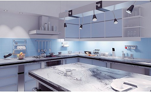 Стільниця LUXEFORM W300 Стелларія 2U R6 4200х1200х28 мм вологост.