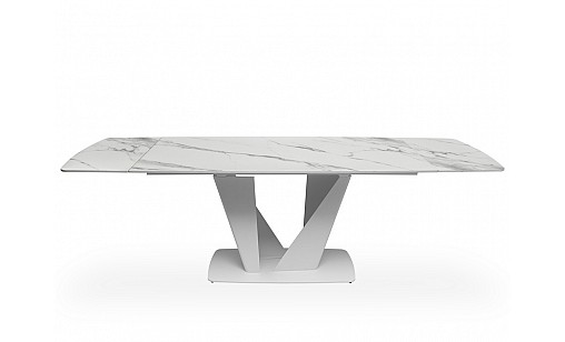 Стіл обідній Lamberg 1600(2400)*900*750 Snow White Matt/white legs Стіл обідній Lamberg 1600(2400)*900*750 Snow White Matt/white legs