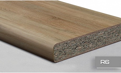 Стільниця LUXEFORM L940 Дуб Сонома 2U R6 4200х900х38 мм вологост.