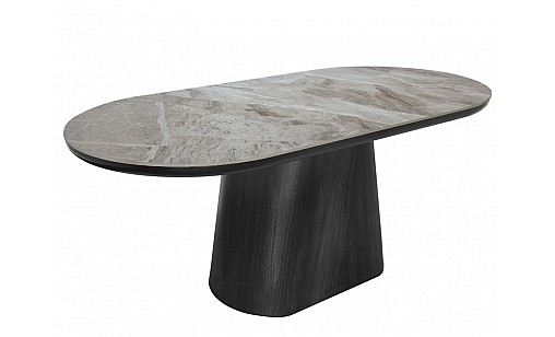 Стіл обідній Clement 1800*900*750 Italy grey Glossy Стіл обідній Clement 1800*900*750 Italy grey Glossy