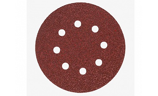 Круг шліфувальний 8 отворів 125 мм, зерно 180 (10 шт) Milwaukee