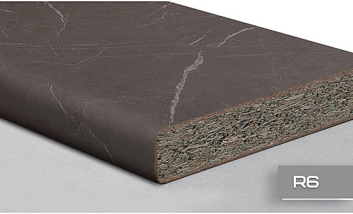 Столешница LUXEFORM S945 Торос 2U R6 3050х900х38 мм влагост. Столешница LUXEFORM S945 Торос 2U R6 3050х900х38 мм влагост.