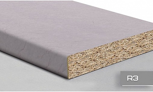 Стільниця LUXEFORM S967 Бiлий Камiнь 2U R3 3050х700х38 мм