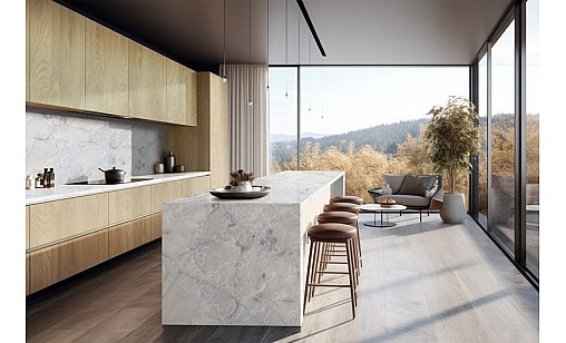 Стільниця LUXEFORM S353 Мармур Лаура 1U R6 4200х1200х38 мм вологост.