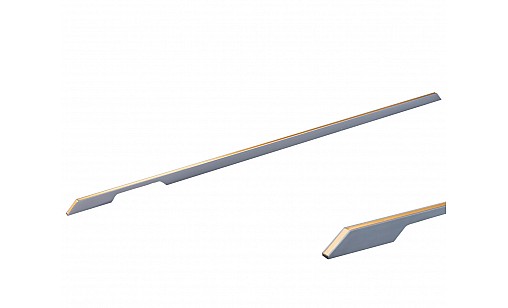 Ручка профільна DL 9355/1160 GR/GSl Графіт/Золото Рифлене ДС