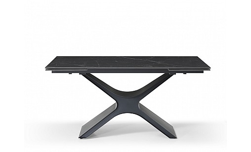 Стіл обідній Ragnar 1600(2400)*900*750 Shks Black Matt