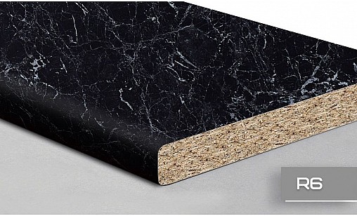 Стільниця LUXEFORM L014 Чорний Мармур 2U R6 4200х1200х28 мм