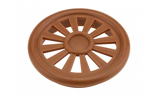 Заглушка вентиляционная D-40мм ольха ДС