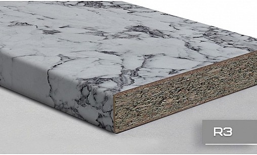 Стільниця LUXEFORM L139 Крестола Б'янка 2U R3 3050х600х38 мм вологост.