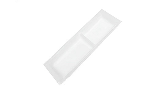 Лоток TRAYBOND 157 мм с двойным отделением, белый, 105-83-05-302