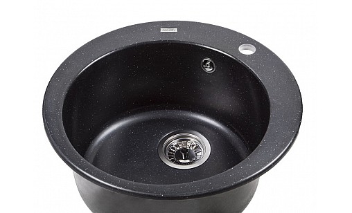 Мойка гранитная VENTOLUX FABIA D500x200 Черный