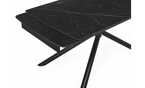 Стол обеденный Philip 1400(2000)*900*750 Shks Black matt Стол обеденный Philip 1400(2000)*900*750 Shks Black matt