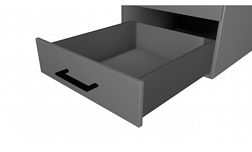 Тандембокс SLIM 16мм L-500мм  Н-86мм Графіт ДС ПреміумЛайн