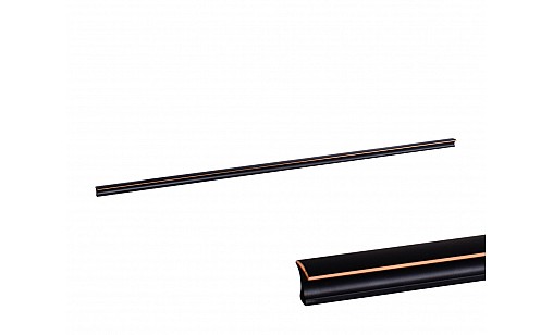 Ручка профільна DL 222/ 768 ORB Чорний Матовий/Бронза Браш ДС