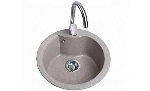 Мойка BRETTA RONDO 485*485 песчаный