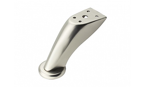 Ніжка DZ 02 G5 Нікель Матовий (Сатин) Н=90 мм ДС ЄвроЛайн