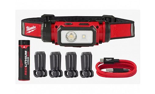 Фонарь светодиодный налобный аккумуляторный L4 HL2-301 Milwaukee