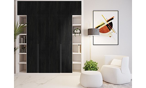 ЛДСП 4423 OV Металлический черный 2800х2070х18мм SWISS KRONO