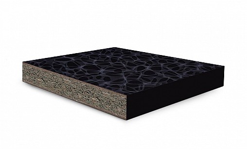 Стільниця LUXEFORM W308 Меланж Рояль бекинг пластик білий 2ABS R1 3050х900х38 мм вологост.