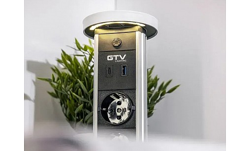 Блок розеток GTV CAMINO 100 мм 2 розетки SCHUKO USB A C QC WC 10W провід 1,5 м Білий AE-BPW2SCAM-10 Блок розеток GTV CAMINO 100 мм 2 розетки SCHUKO USB A C QC WC 10W провід 1,5 м Білий AE-BPW2SCAM-10