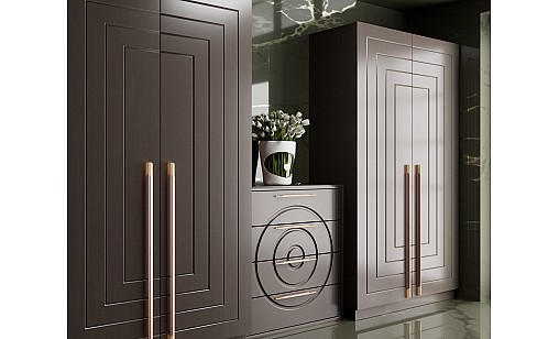 Ручка профільна DL 9389/1052 ChSl/GMt Шампань Рифлений/Матове Золото ДС