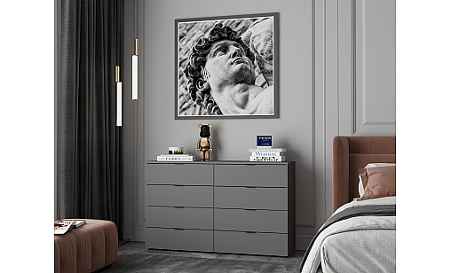 Комод ASTI-8 Графітовий