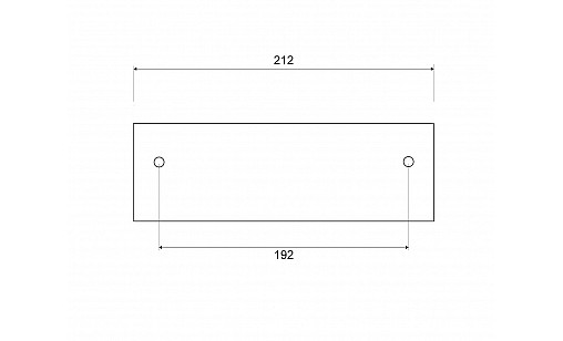 Ручка профільна UA 02/0192 ZM Золото Матове ДС