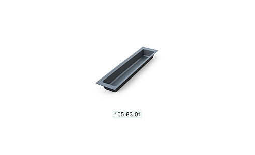 Лоток TRAYBOND 107 мм с одним отделением, антрацит, 105-83-01-309