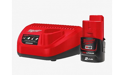 Энергокомплект M12 NRG-201 (  заряд.устр., 1 аккум.Х 2Ач) Milwaukee