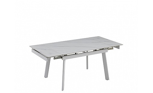 Стіл обідній Velvet 1200(1800)*900*760 Snow White Matt/white legs Стіл обідній Velvet 1200(1800)*900*760 Snow White Matt/white legs