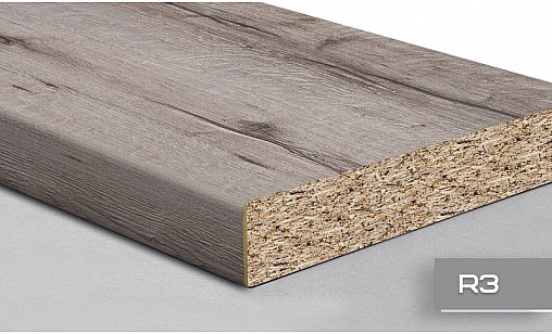 Стільниця LUXEFORM L144 Дуб Крістер 2U R3 3050х700х38 мм