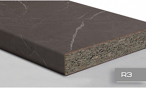 Стільниця LUXEFORM S945 Торос 1U R3 3050х1200х38 мм вологост.