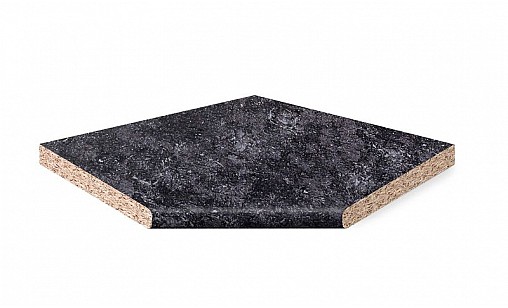 Кутовий елемент LUXEFORM W311 Графіт 1L R13 900х900х28 мм вологост.