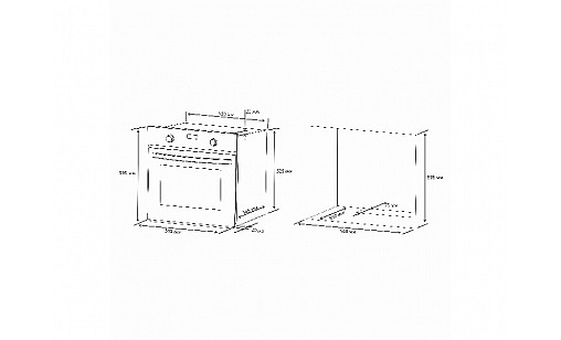 Духова шафа електрична  ELEYUS STELLA 6006 BG CL бежевий